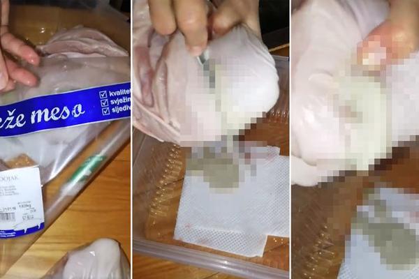SLUČAJ KOJI JE ZGROZIO BALKAN: Kupio je meso u SUPERMARKETU, iz njega je počeo da CURI GNOJ! (VIDEO)