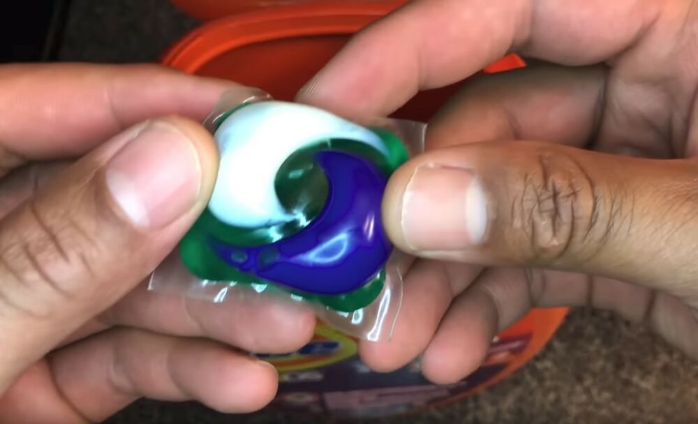 Tide pod, Izazov, Prašak