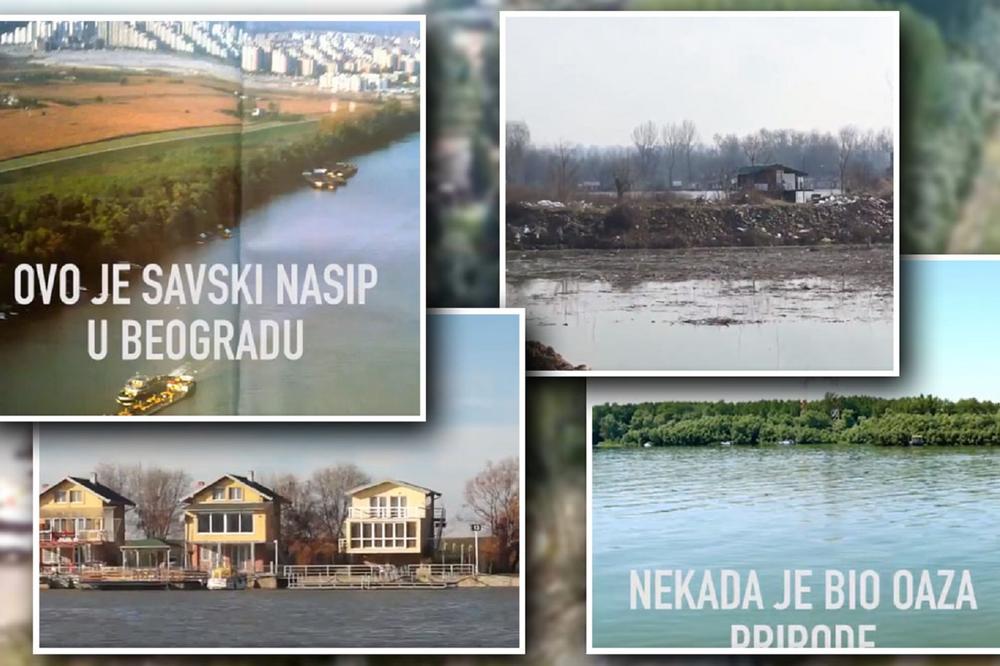BORBA ZA SAVSKI NASIP: Beograđani odavde piju vodu, a svaka nelegalna vikendica ima septičku jamu! (VIDEO)