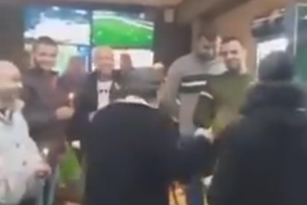 SVEŠTENIK DOŠAO DA OSVEŠTA KLADIONICU: Pogledajte scenu koja je zaprepastila sve (VIDEO)