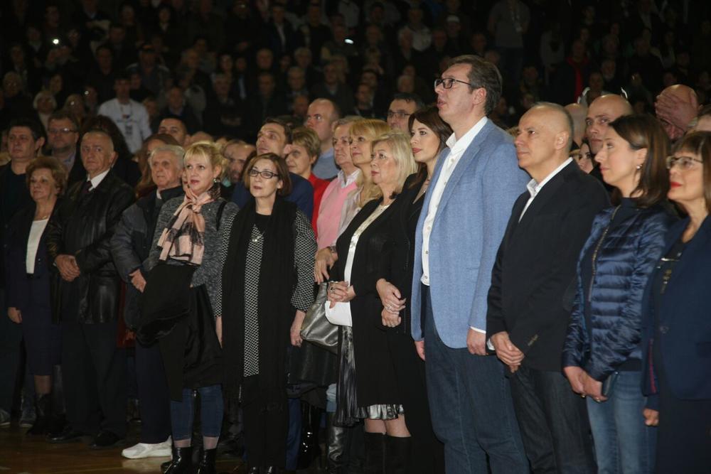 Miting Srpske napredne stranke u Sportskom centru 'Voždovac