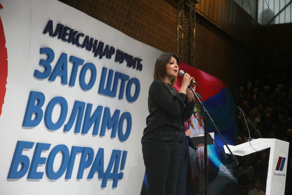 Miting Srpske napredne stranke u Sportskom centru 'Voždovac