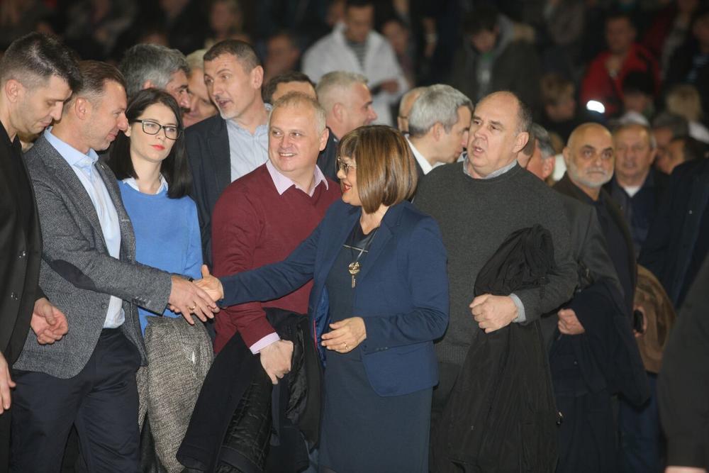 Miting Srpske napredne stranke u Sportskom centru 'Voždovac