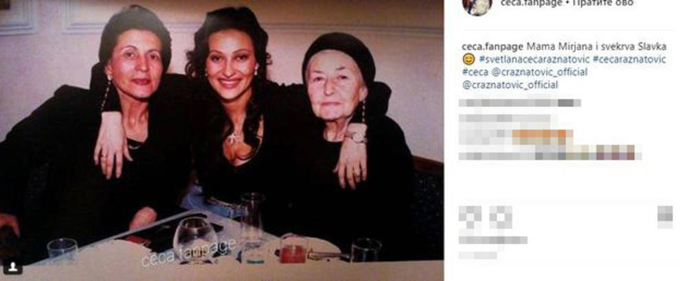 Slika na kojoj Ceca grli svoju majku i svekrvu mnogo govori o njihovom odnosu 