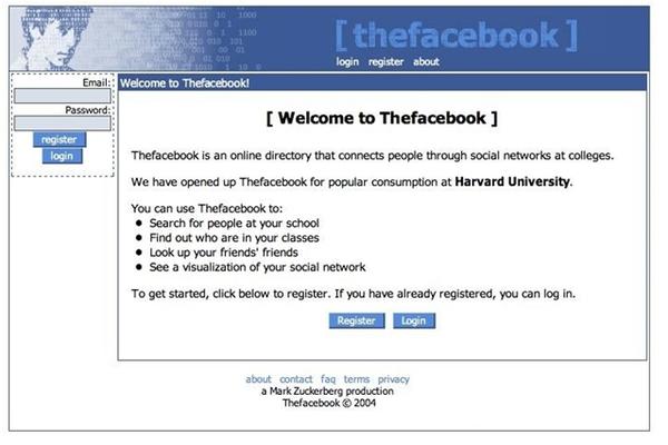 DA LI SE SEĆATE? Ovako je izgledao FEJSBUK kada je tek napravljen!