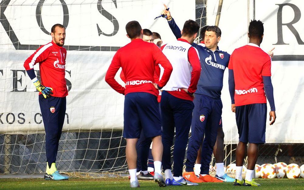 Milojević je do kraja bio na treningu sa igračima, što ukazuje na toi da nije ozbiljnija povreda u pitanju