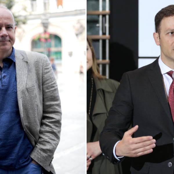 JEDAN OD NAJVEĆIH U BEOGRADU: Mali i Radojčić obišli park "Ušće"