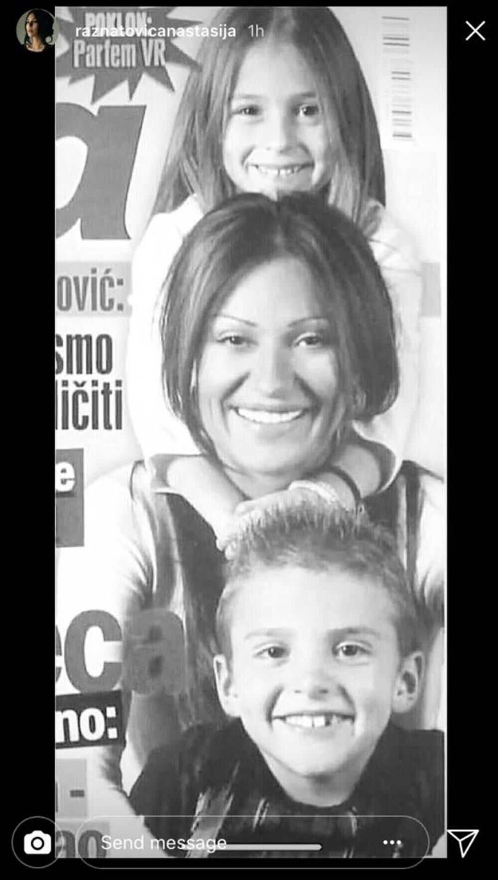 Anastasija, Ceca i Veljko pre petanaest godina  