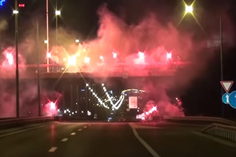 BEOGRAD OVO NE PAMTI: Delije su noćas uradile nešto što će se prepričavati, a sve zbog fudbalera Zvezde! (VIDEO)