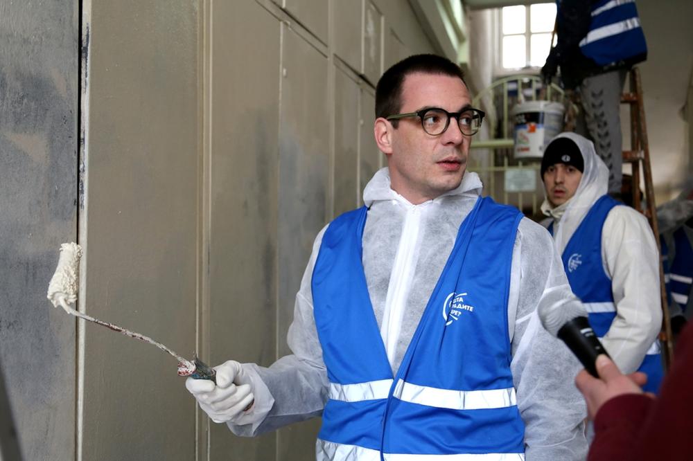 KREČILI ZIDOVE: Grupa građana Šta radite bre – Marko Bastać nastavila akciju Veliko spremanje Beograda