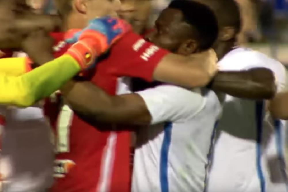 KANGA SKROZ PODIVLJAO: Davio se s igračem Zvezdinog bratskog kluba, jedva izbegnuta žestoka tuča! (VIDEO)