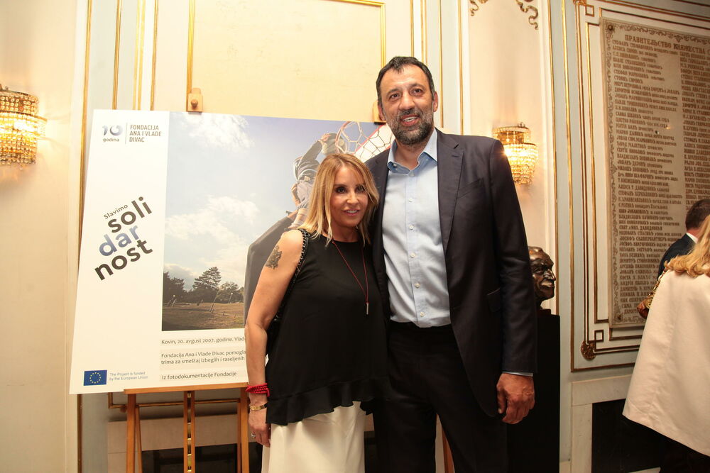 Vlade Divac i Snežana Divac