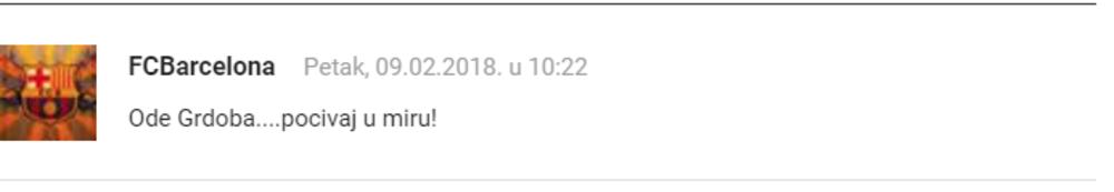 Komentar o Glogovcu na hrvatskom portalu 