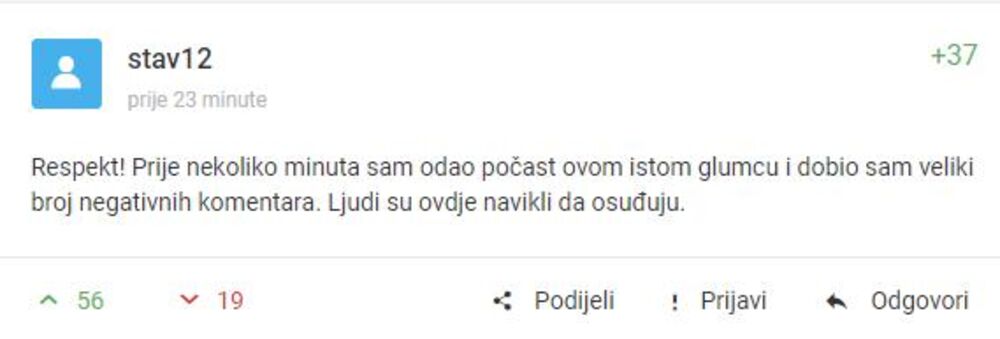 Komentar o Glogovcu na bosanskom portalu 