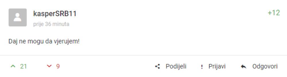 Komentar o Glogovcu na bosanskom portalu 