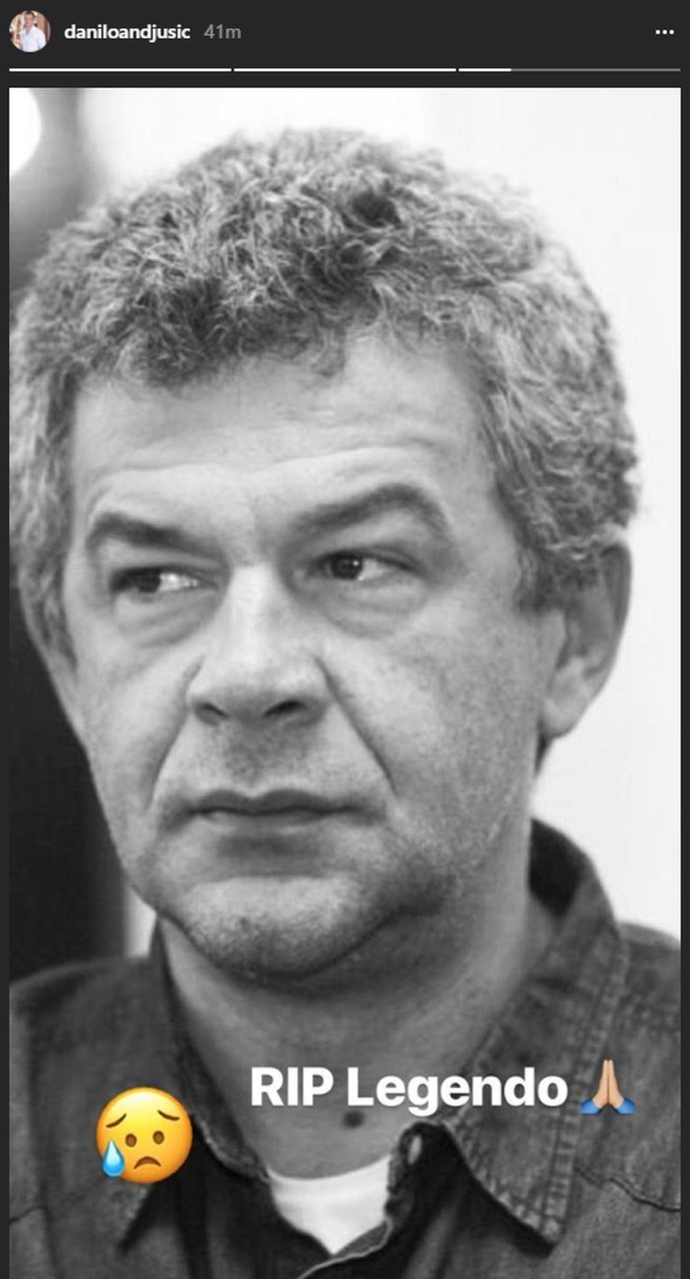 Danilo Anđušić se oprostio od Nebojše Glogovca