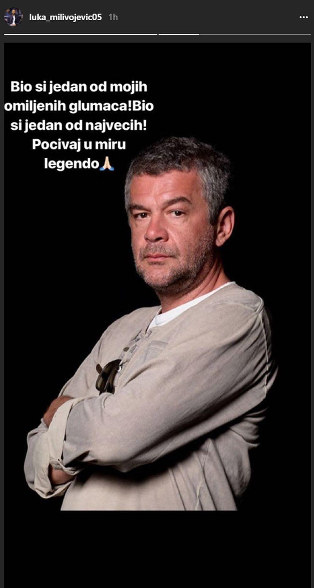 Luka Milivojević se oprostio od Nebojše Glogovca