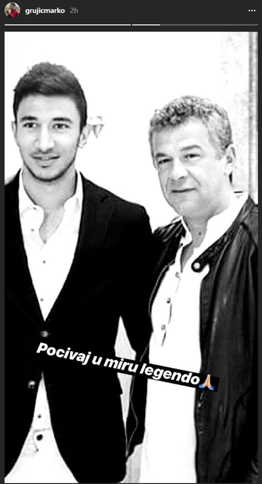 Marko Grujić se oprostio od Nebojše Glogovca