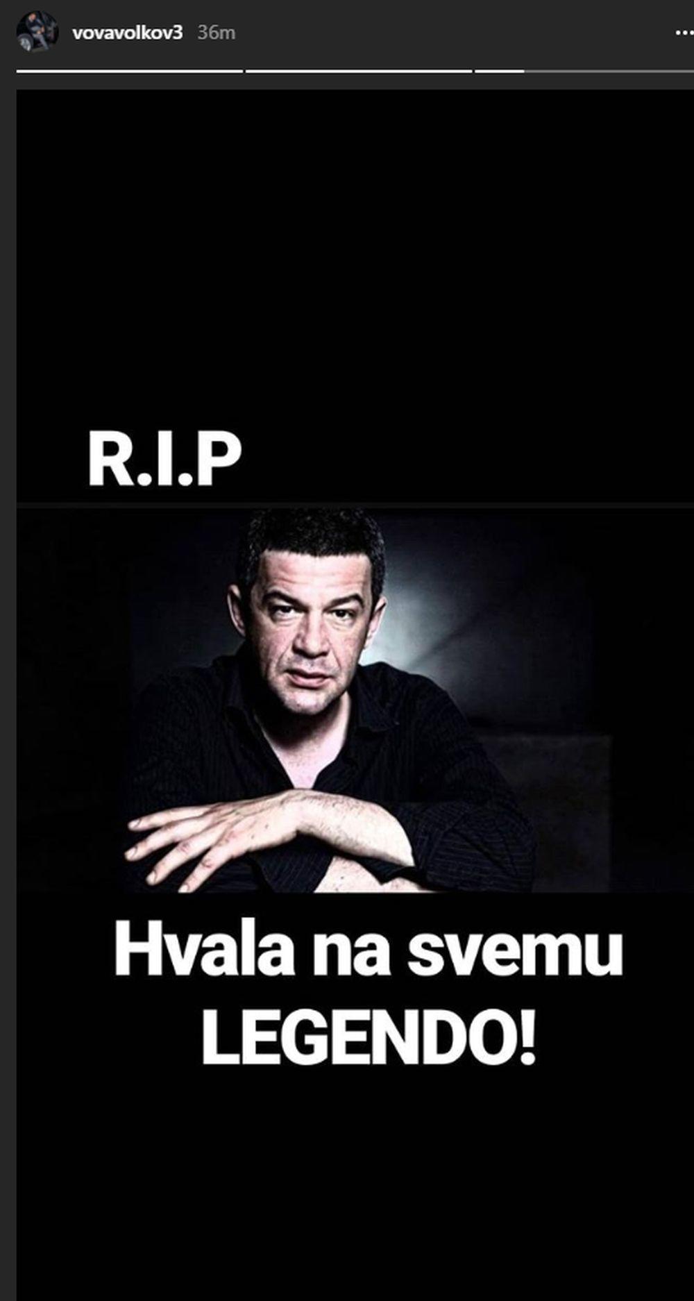 Vladimir Volkov se oprostio od Nebojše Glogovca