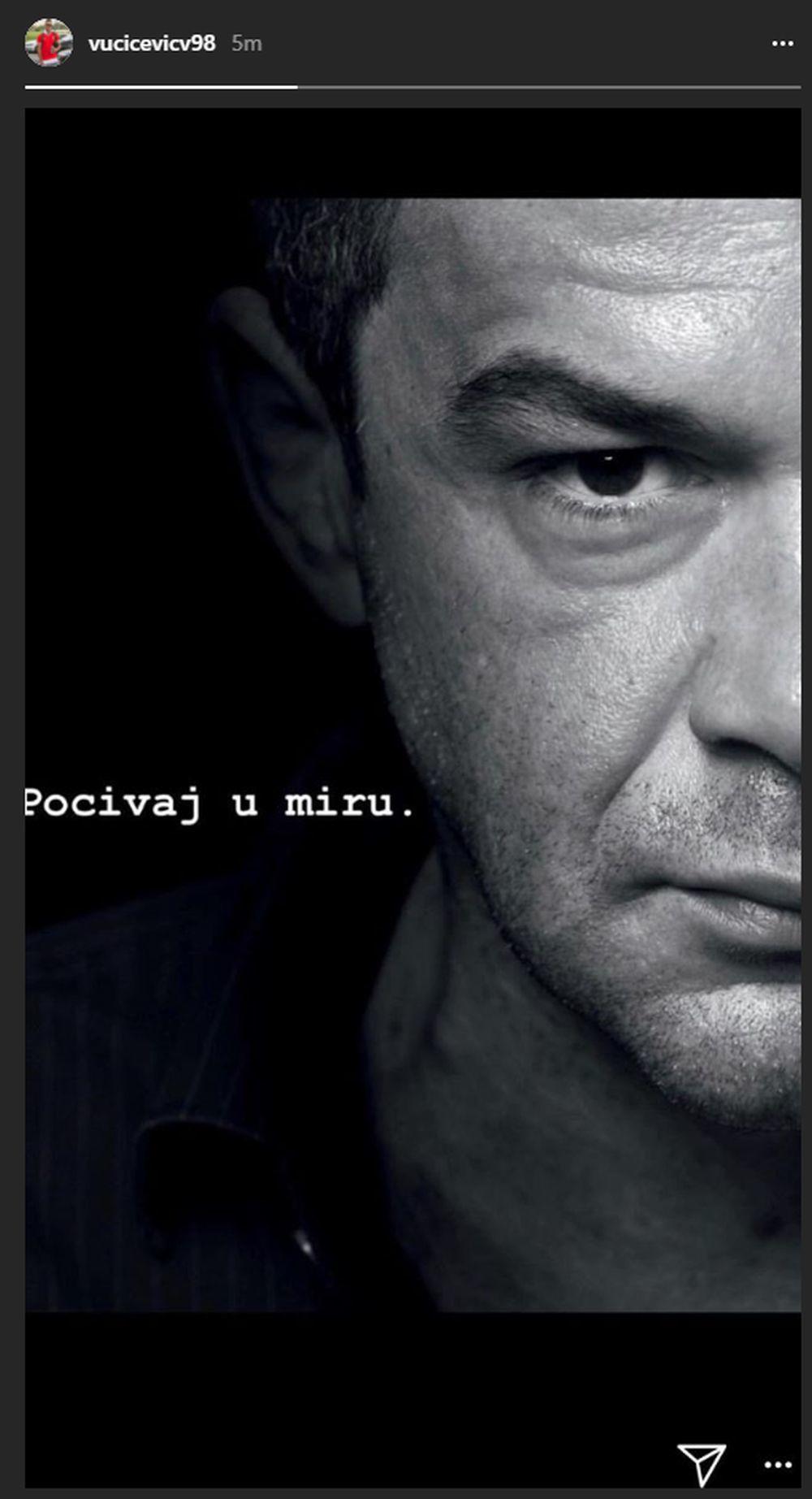 Vanja Vučićević se oprostio od Nebojše Glogovca