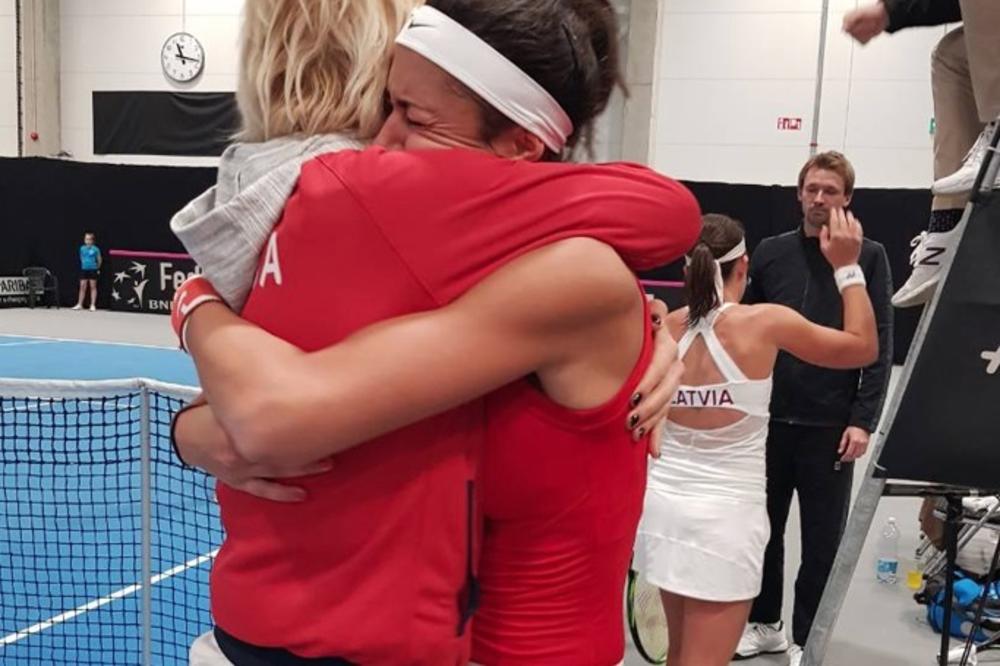 DŽABA OLGIN PODVIG! Srbija ostaje u Evro-afričkoj zoni Fed kupa!