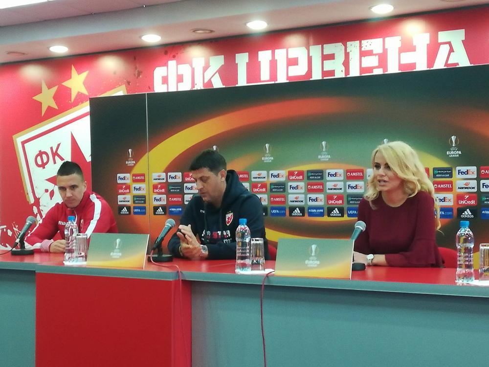 Konferencija Vladana Miloćevića red meč Crvena zvezda - CSKA 