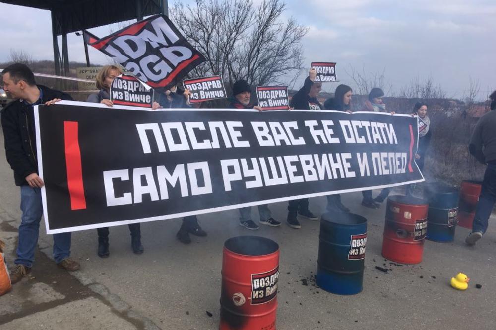 Ne da(vi)mo Beograd blokirala deponiju u Vinči - Spalionica neće proći!