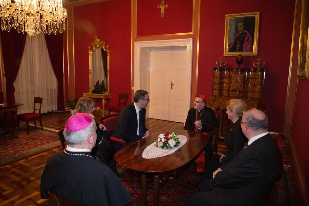 Prijemu je prisustvovala i predsednica Hrvatske