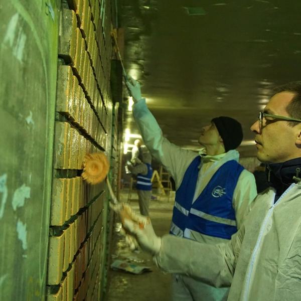 Grupa građana Šta radite bre nastavila da uređuje Beograd, očistili podzemni prolaz