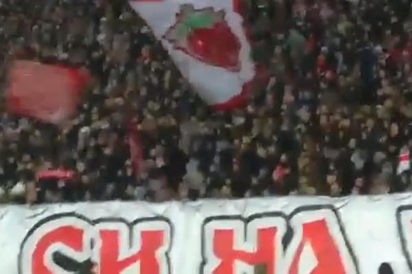 VATRENA DOBRODOŠLICA! Delije na ruskom jeziku brutalno isprozivale navijače i igrače CSKA! (VIDEO)