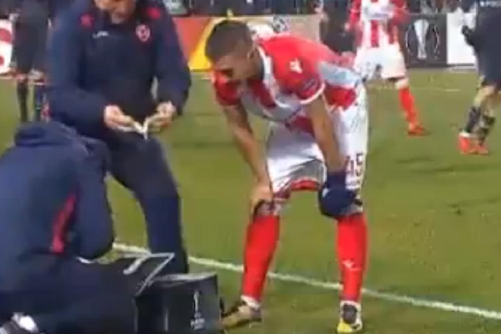 TAKO SE GINE ZA CRVENO-BELI DRES! Zvezdin ratnik pustio krv za voljeni klub pa rekao: Nisam zadovoljan! (FOTO)
