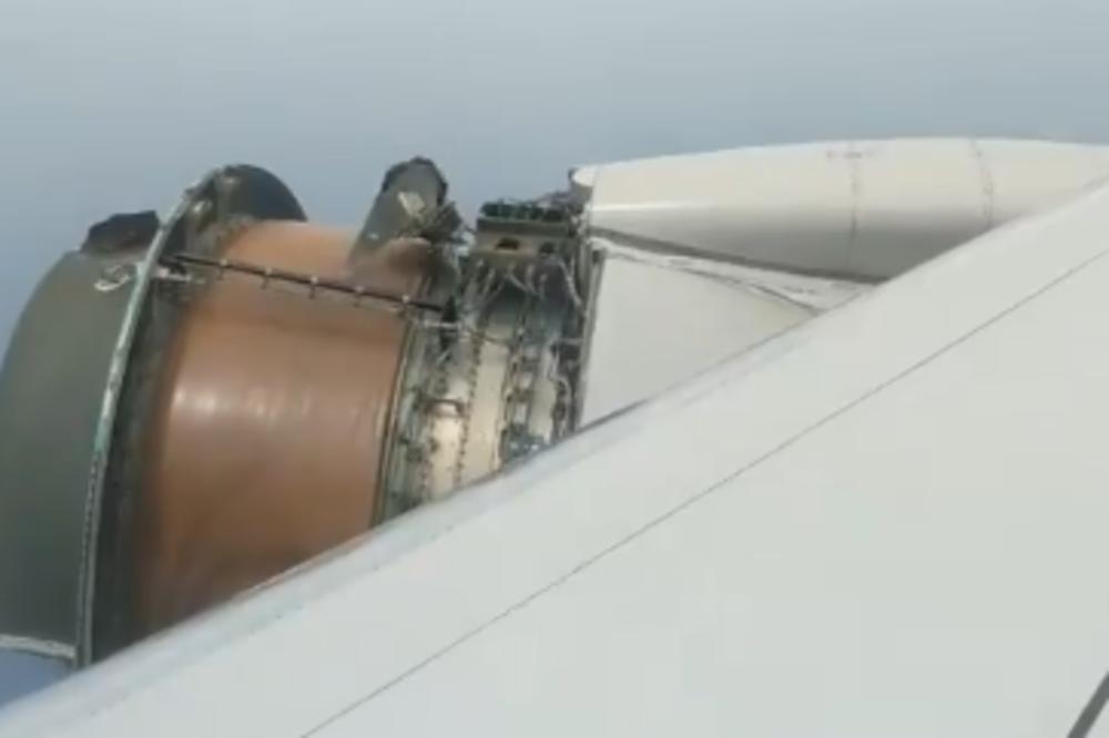 OVO NIKAKO NE BISTE VOLELI DA DOŽIVITE NA LETU: Putnici kroz prozor aviona ugledali NEŠTO GROZNO! (VIDEO)