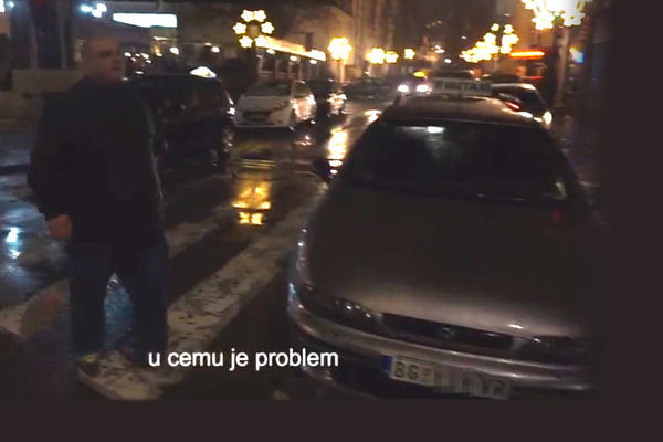 ŠTA BRE IMAŠ PRAVO, ŠTA JE BILO BRE? Divlji taksista napao kandidata za gradonačelnika Marka Bastaća (VIDEO)
