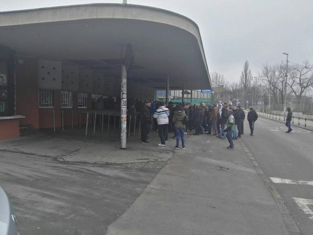 Navijači Partizana okupirali blagajne na dan utakmice protiv Viktorije