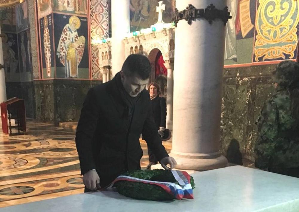 Zoran Đorđević na dan Državnosti odao počast Karađorđu 