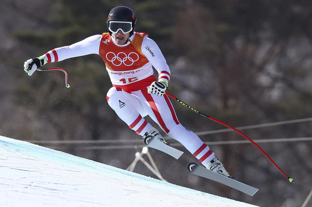 Matijas Majer tokom šampionske vožnje u superveleslalomu