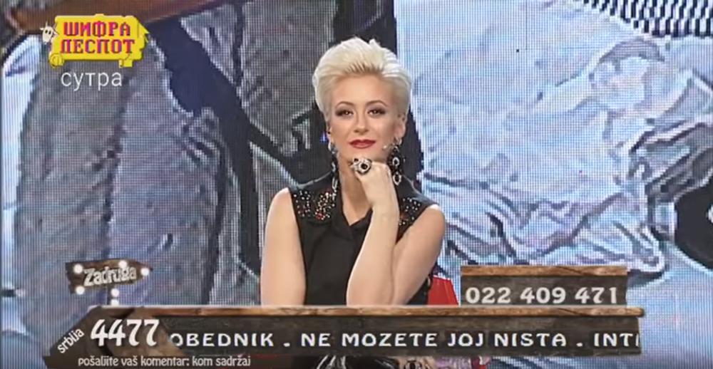 Voditeljka Dušica je bila iznenađena ovom informacijom 