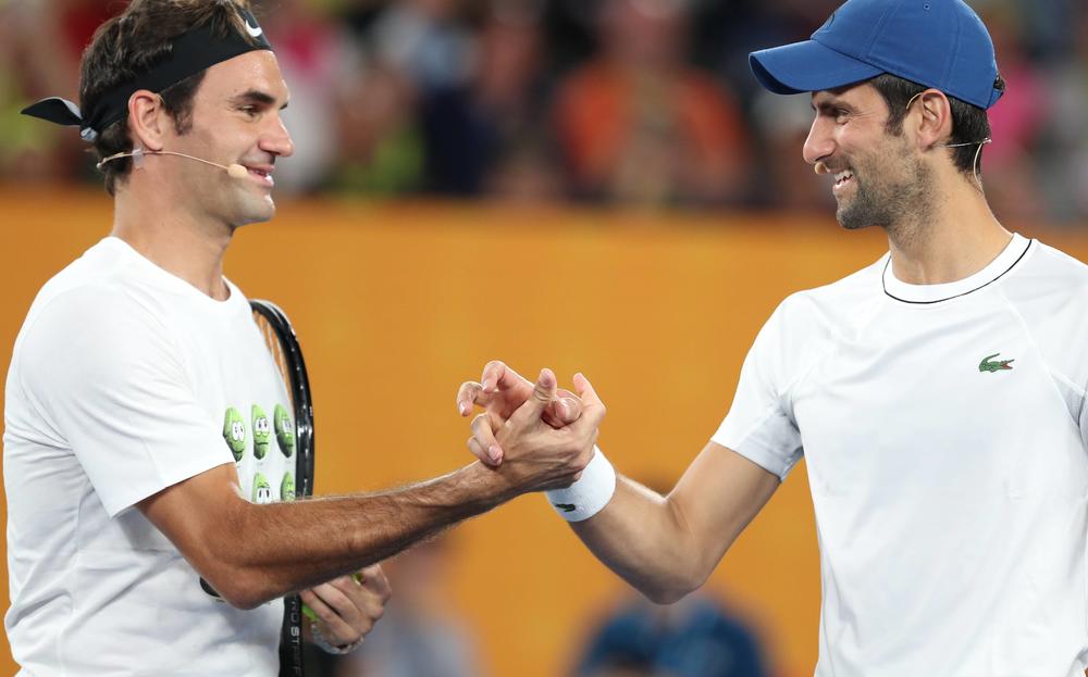 Rodžer Federer i Novak Đoković 