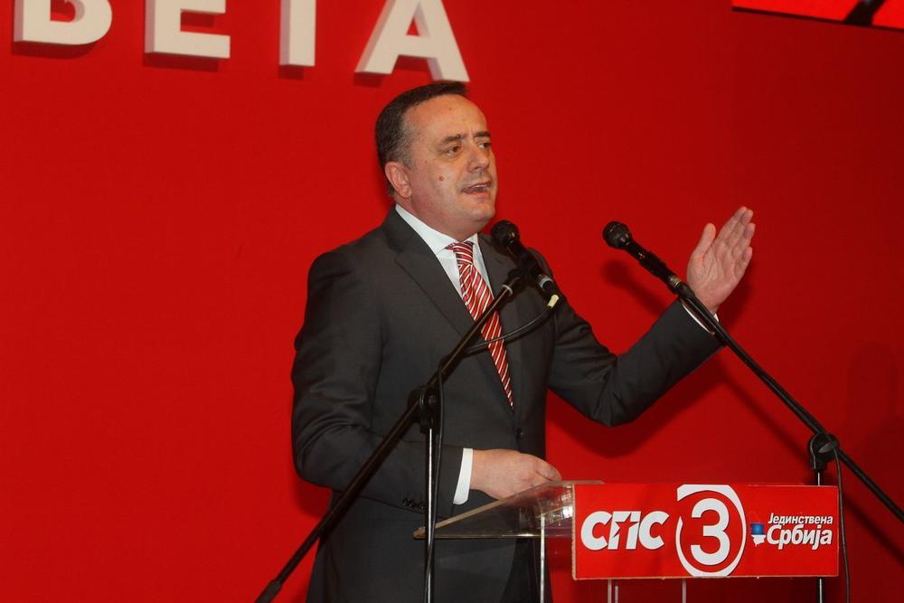 Centralni predizborni skup koalicije SPS JS održan je danas u zemunskoj Hali Pinki 