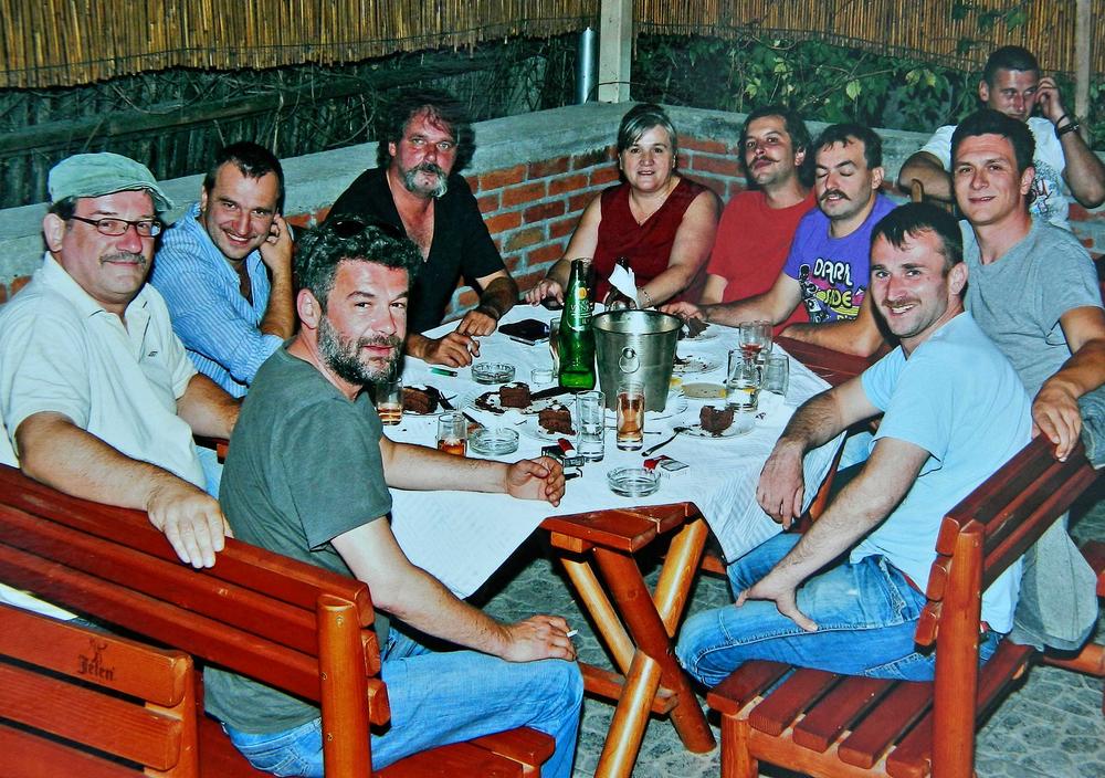 Opuštanje u pauzama snimanja 