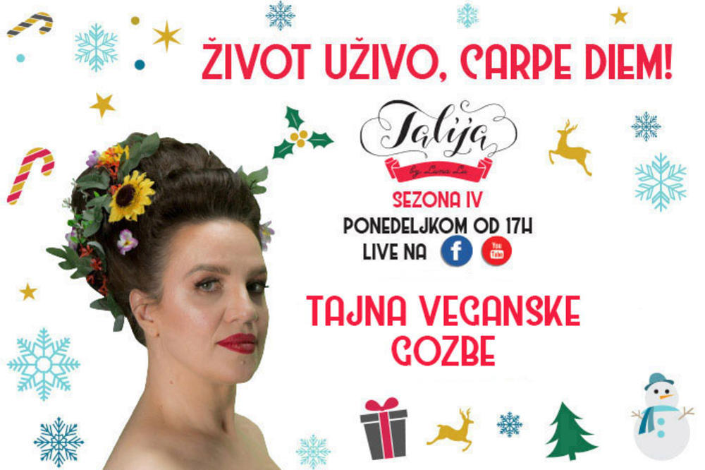 TALIJA - ŽIVOT UŽIVO, CARPE DIEM: Revolucija u tanjiru - kreativni veganluk (VIDEO)