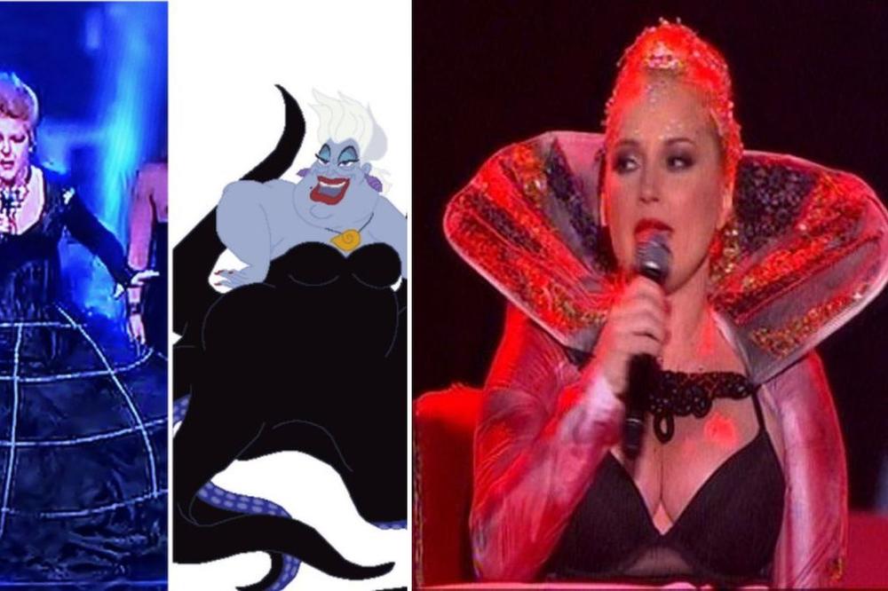 KAKO TE NIJE SRAMOTA ZA ONO ŠTO SI URADILA MALOJ SIRENI? Tviteraši bruje o izgledu Maje Nikolić i Lane Toković na Beoviziji! (FOTO)