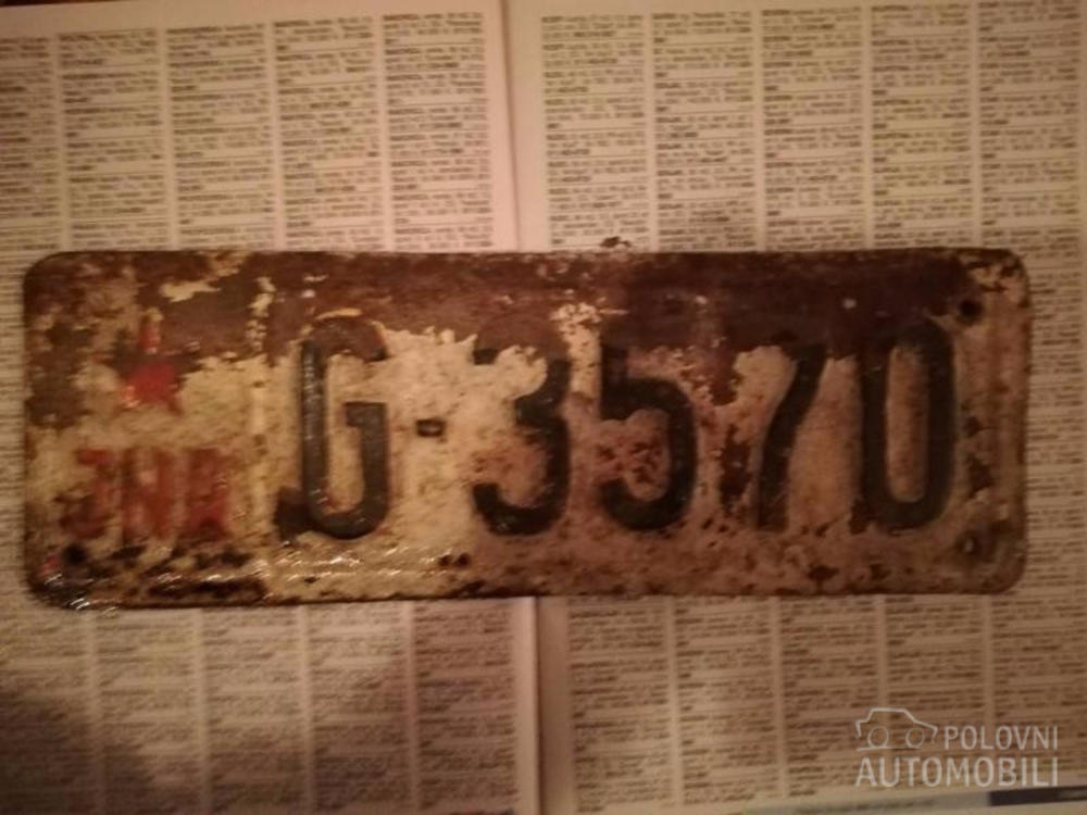 Tablice iz doba Titove pratnje 