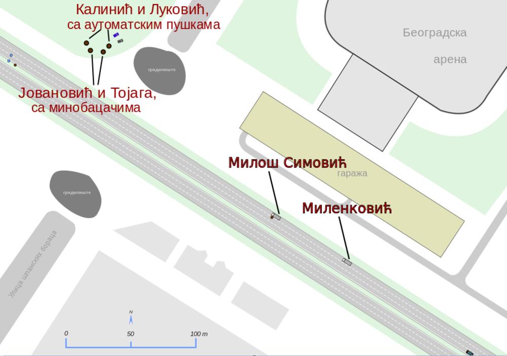 Iz zaustavne trake naglo je skrenuo u levu stranu 