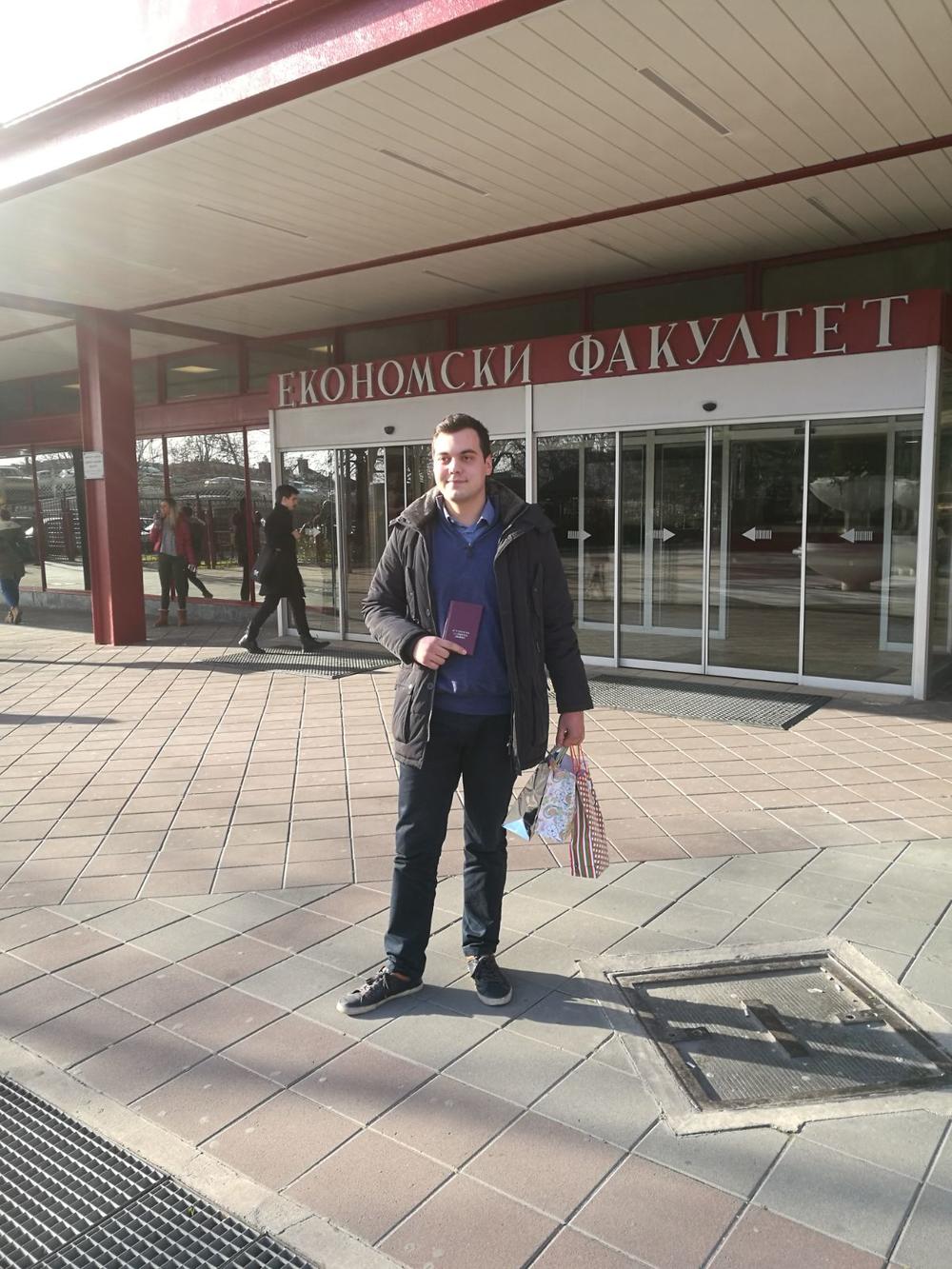 Đorđe Gajić je završio Ekonomski fakultet, FON privodi kraju, a za Srbiju ima velike planove