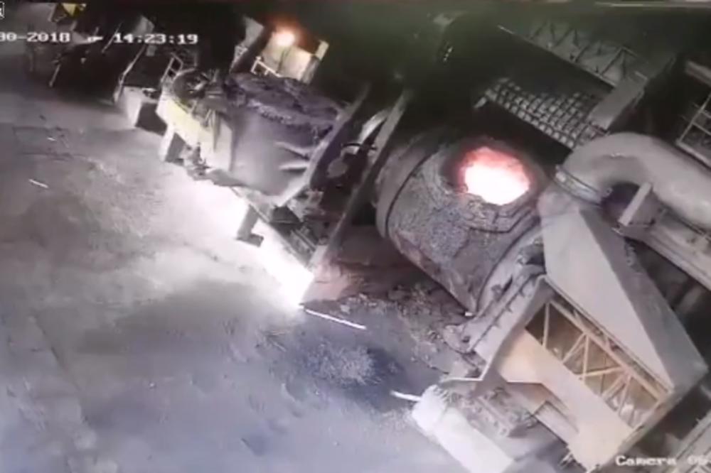 SCENA KAO IZ PAKLA: Izbegao je NAJGORU MOGUĆU SMRT za nekoliko sekundi! (VIDEO)