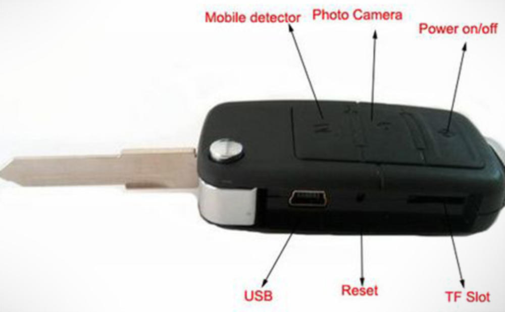 Špijunska kamera ključ  
