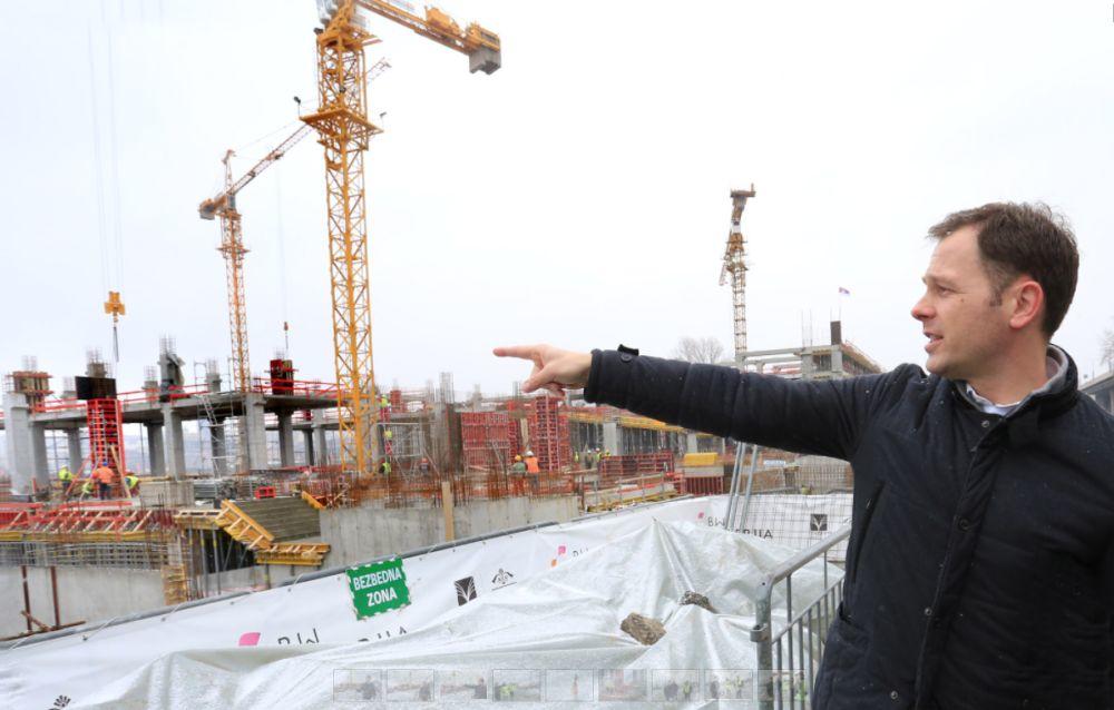 Siniša Mali ističe da Beograd mora da bude grad kranova i gradilišta