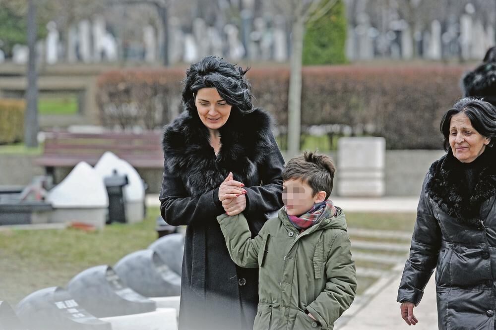Milena Ivanović sa sinom Bogdanom  