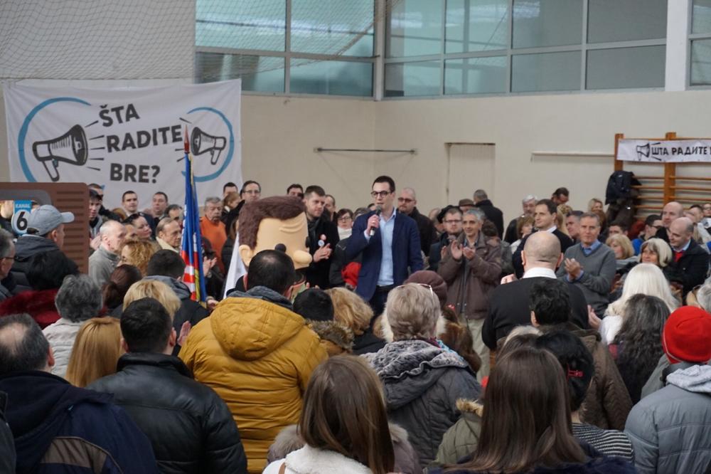 BASTAĆ ODRŽAO PREDIZBORNU KONVENCIJU: Neću prestati da se borim dok ne proteramo agresiju i nasilje iz Beograda!